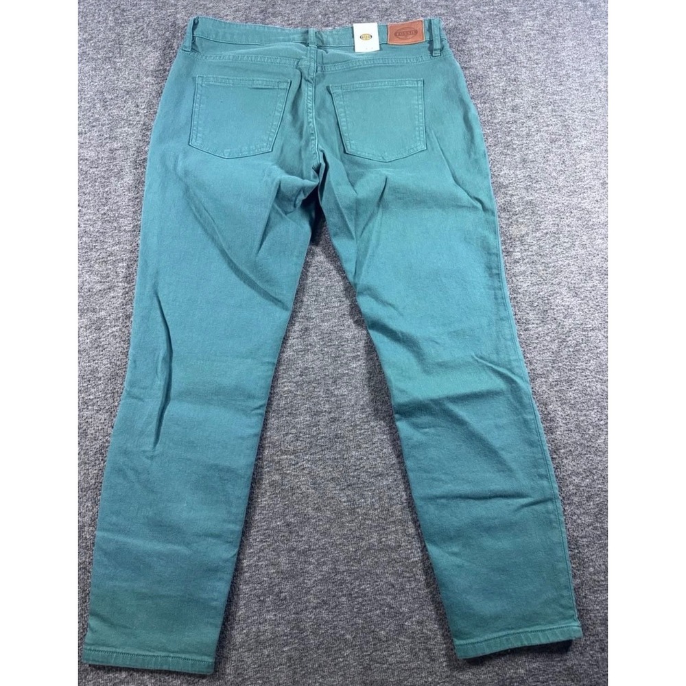 Fossil Vintage Pencil Jeans Womens 29 Pine Green Slim Tapered Denim Pants - Picture 9 of 9